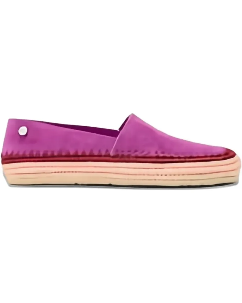 Loewe Rio raffia-trim espadrilles - Violett Violett