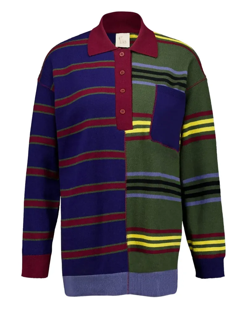 PAULA Gestreiftes Poloshirt - MULTISTR Multistr
