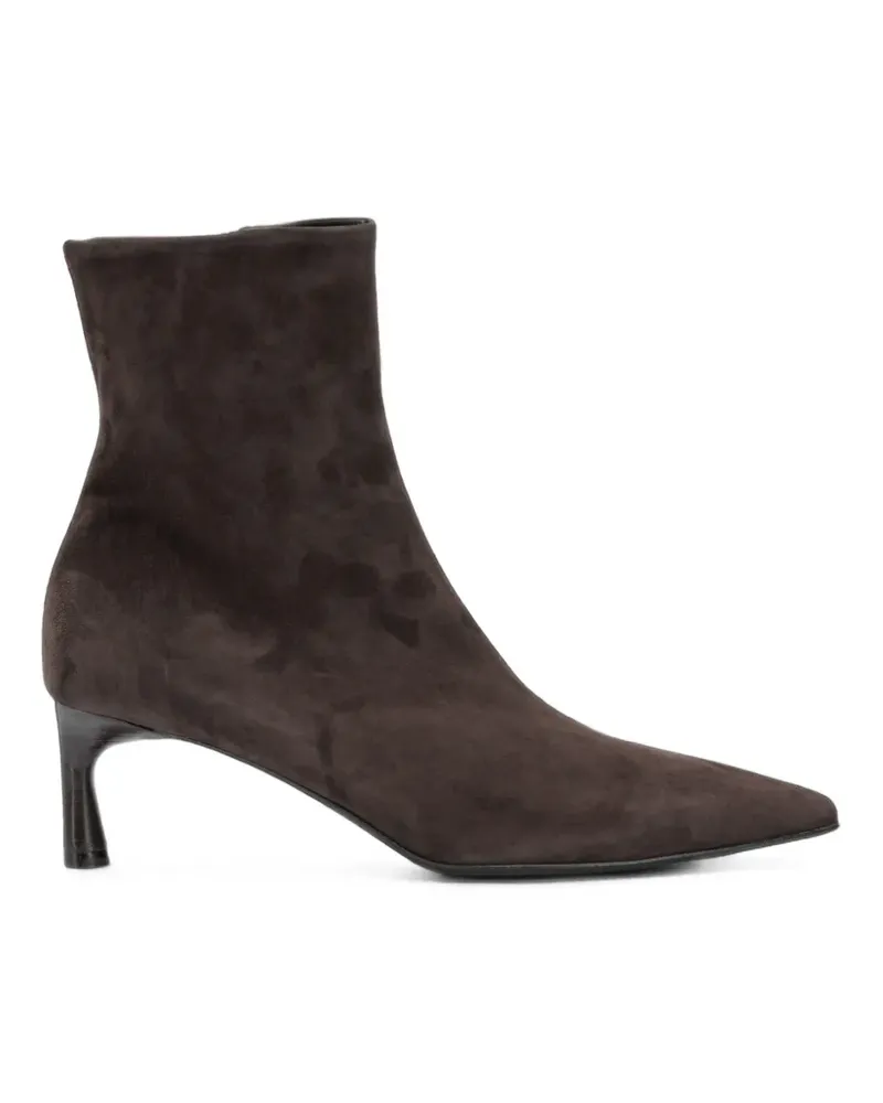 HALMANERA Wildlederstiefel mit spitzer Kappe - Braun Braun