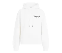Langärmeliger Hoodie - Weiß