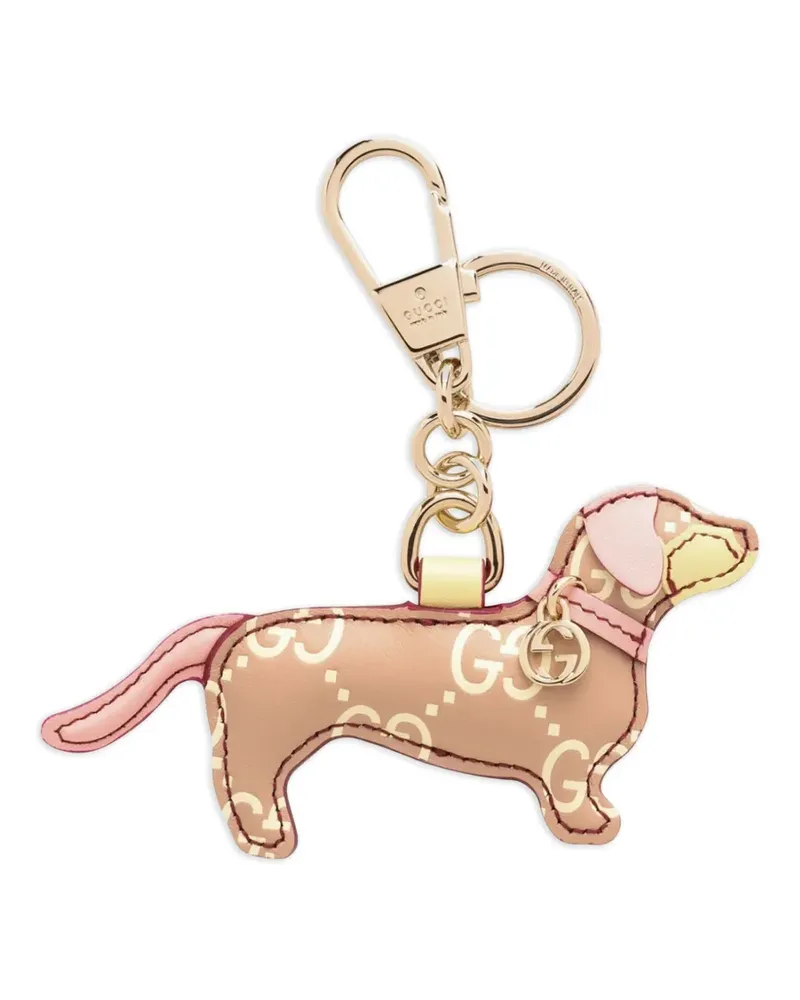 Gucci Schlüsselanhänger in Hundeform - Nude Nude
