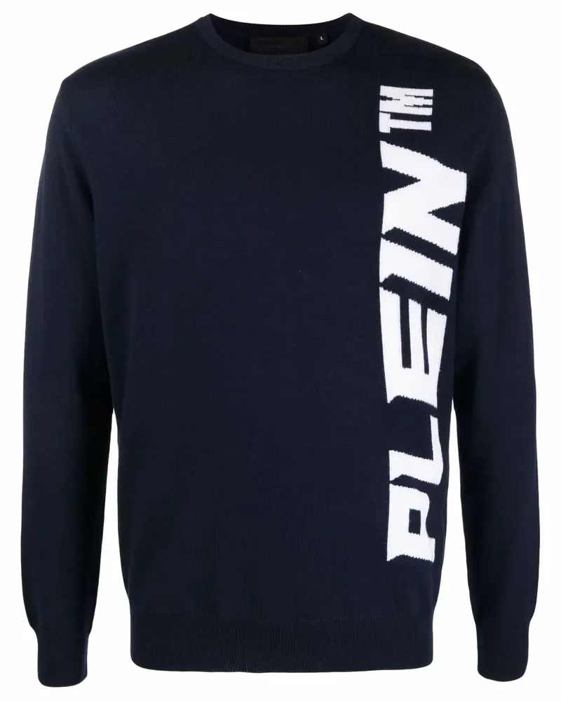 Philipp Plein Pullover mit Logo-Print - Blau Blau