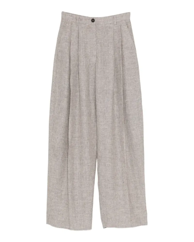 Emporio Armani Plissierte Hose - Braun Braun