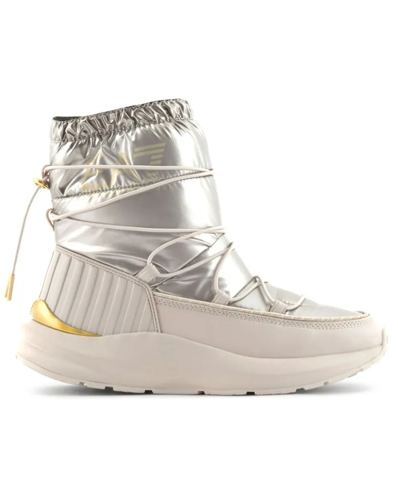 EA7 Knöchelhohe Schneestiefel - Silber Silber