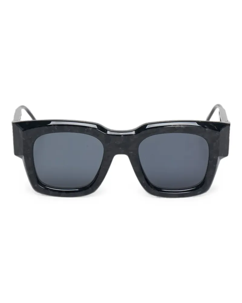 Thom Browne rectangle-frame sunglasses - Schwarz Schwarz