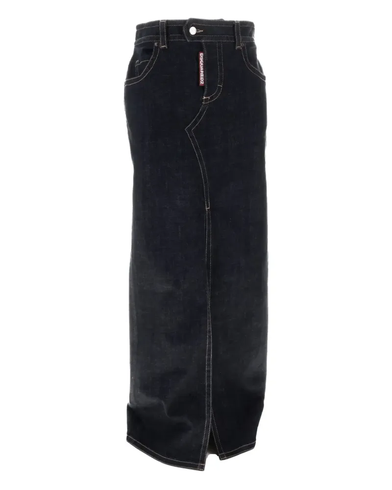 Dsquared2 Midirock aus Denim - Blau Blau