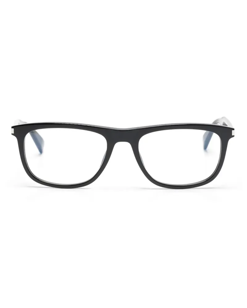 Saint Laurent Brille mit eckigem Gestell - Schwarz Schwarz
