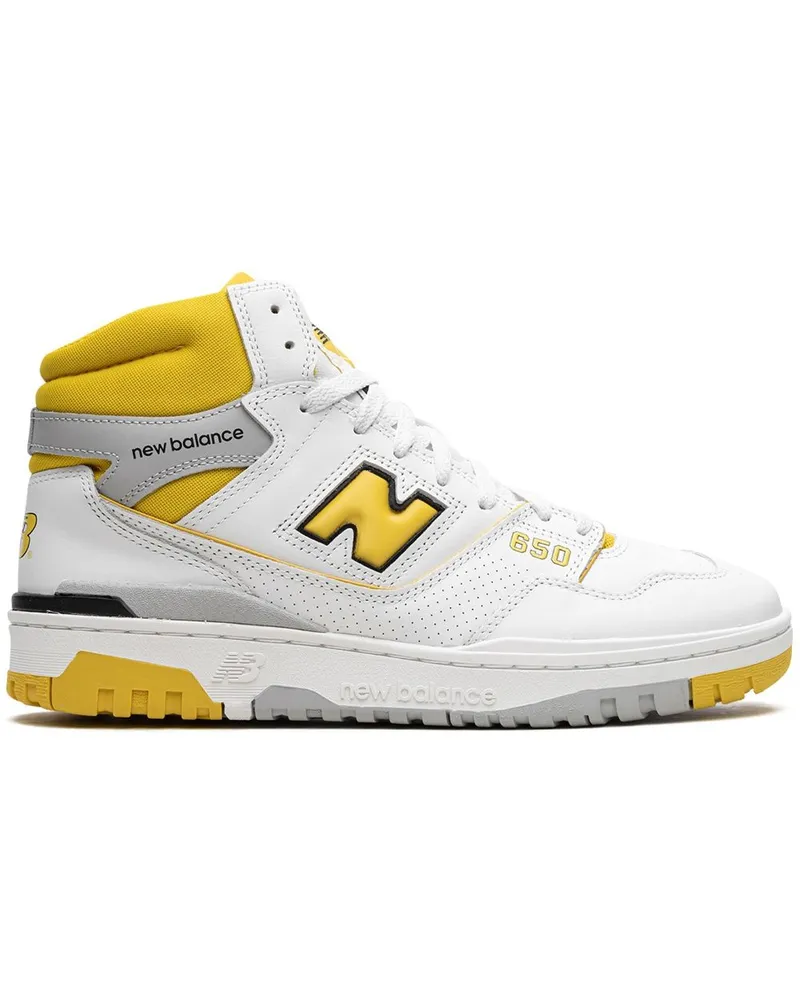 New Balance High-Top-Sneakers mit Einsätzen - Weiß Weiß