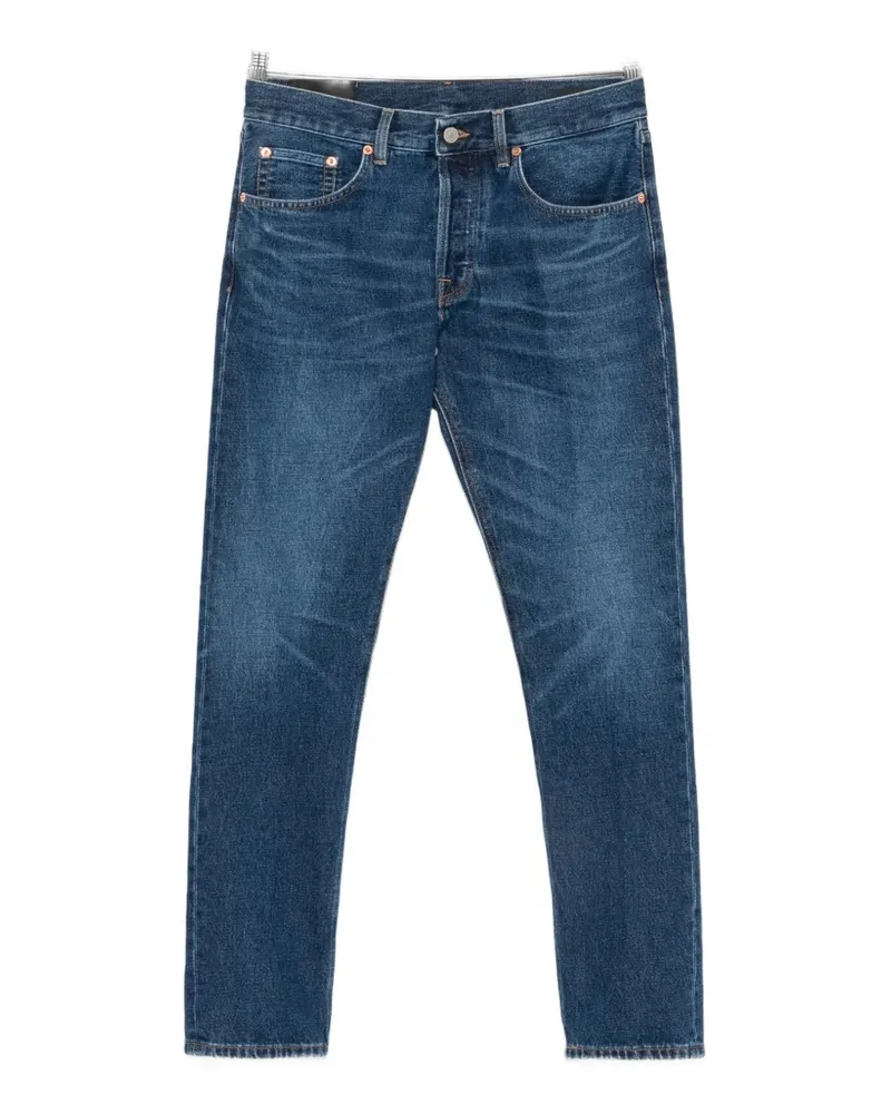 Dondup faded-effect straight-leg jeans - Blau Blau