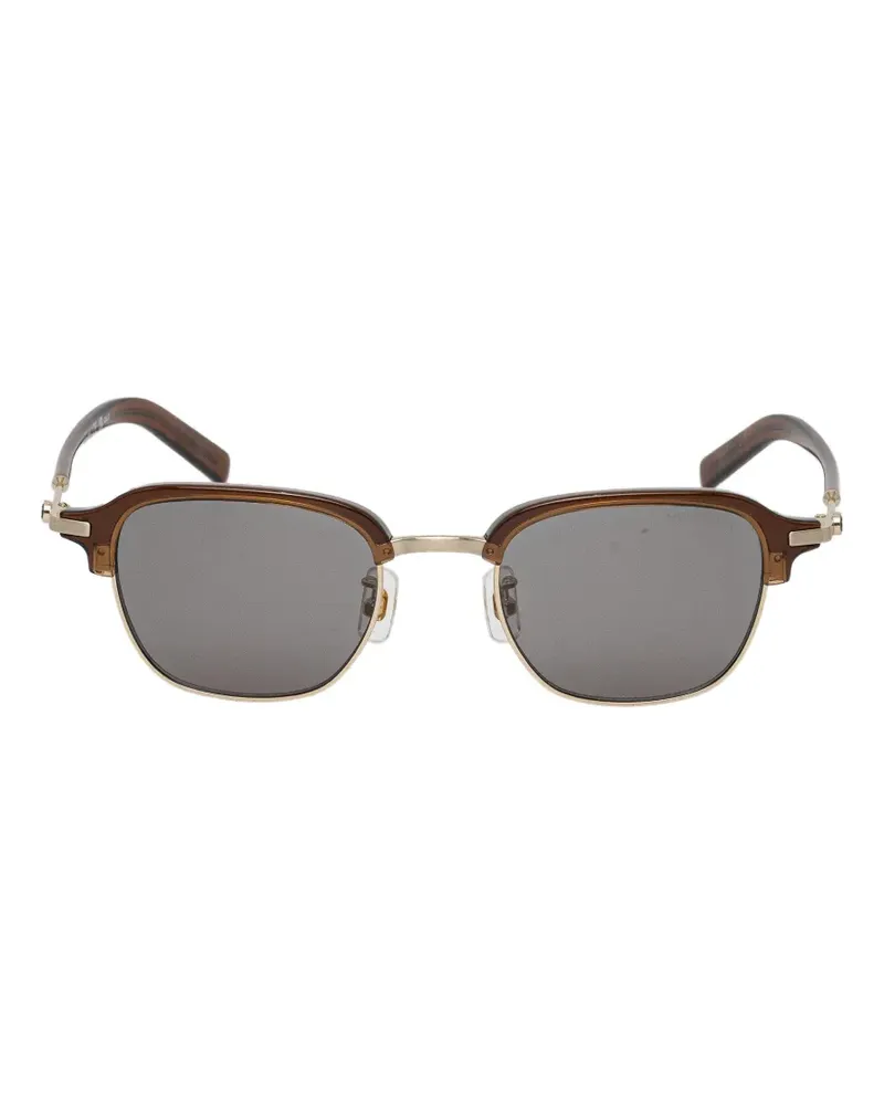 Montblanc geometric-frame sunglasses - Braun Braun