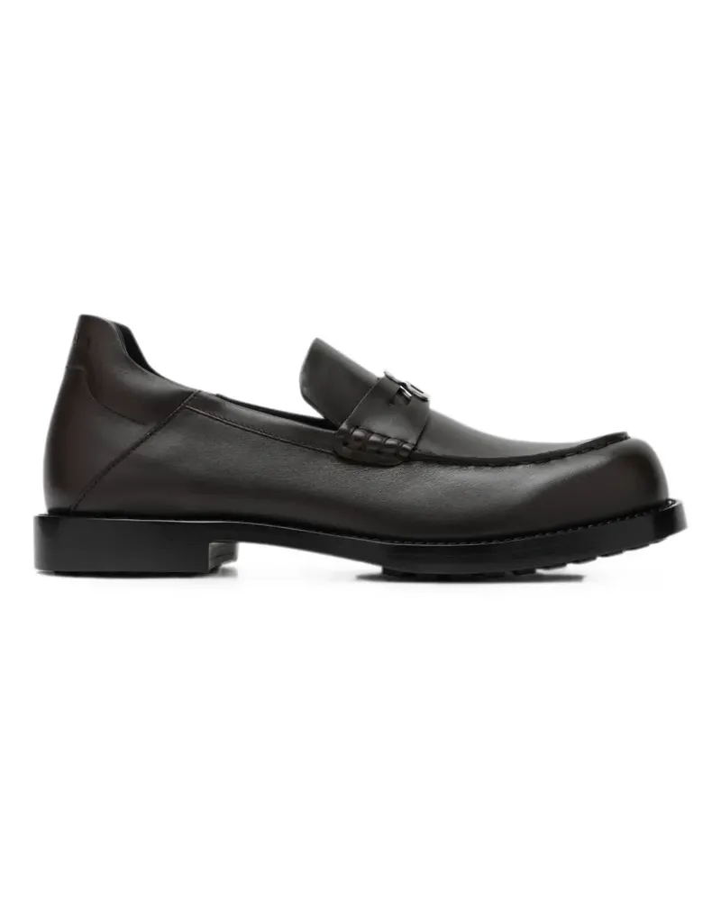 Balenciaga Comfy Loafer mit Logo - Braun Braun