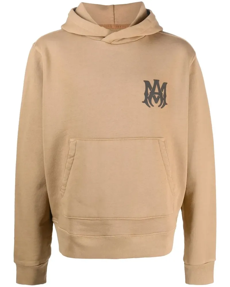 Amiri Hoodie mit Logo-Print - Braun Braun