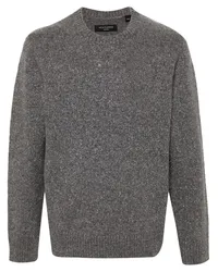 AllSaints Gebürsteter Pullover mit Metallic-Garn Grau