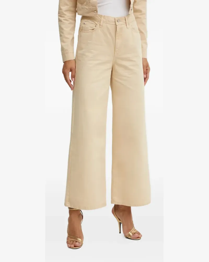 Guess Jeans mit Logo-Patch - Nude Nude