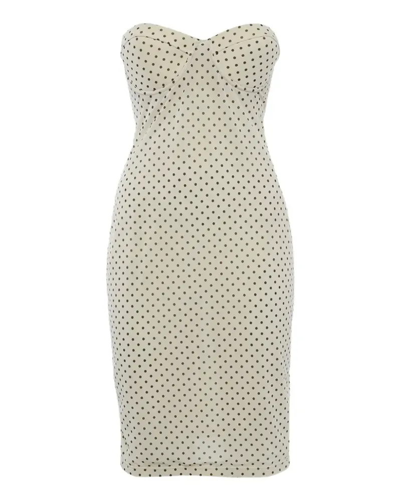 Zimmermann Gepunktetes Minikleid - Nude Nude