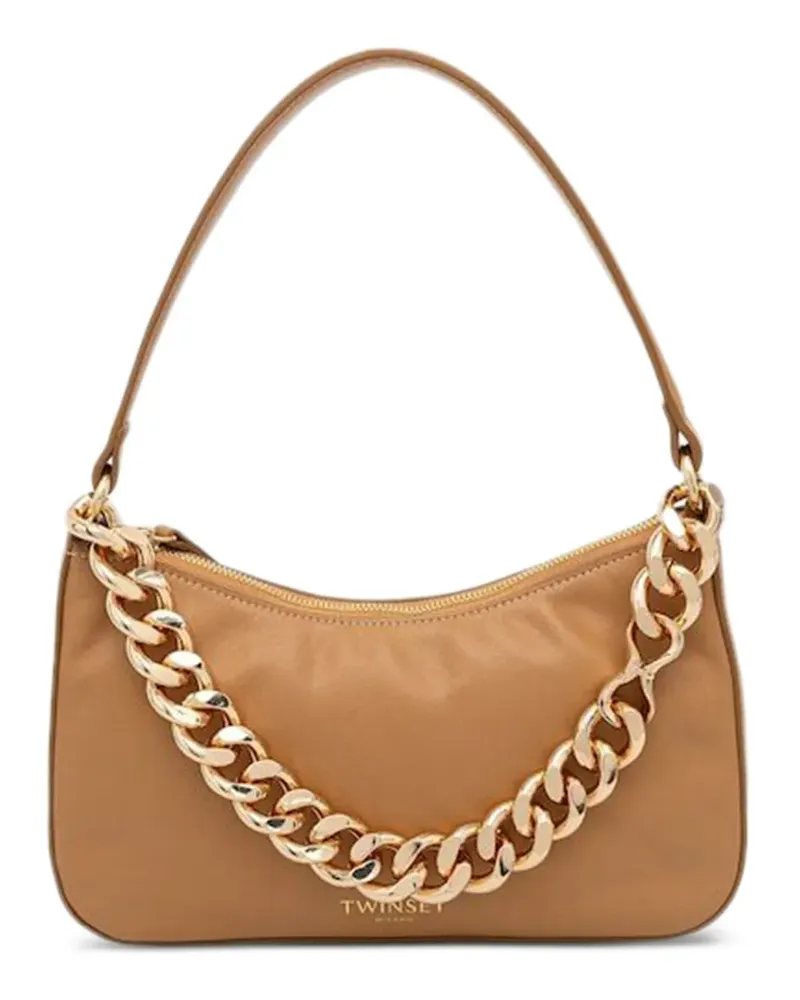 Twin-Set small Liliane shoulder bag - Nude Nude