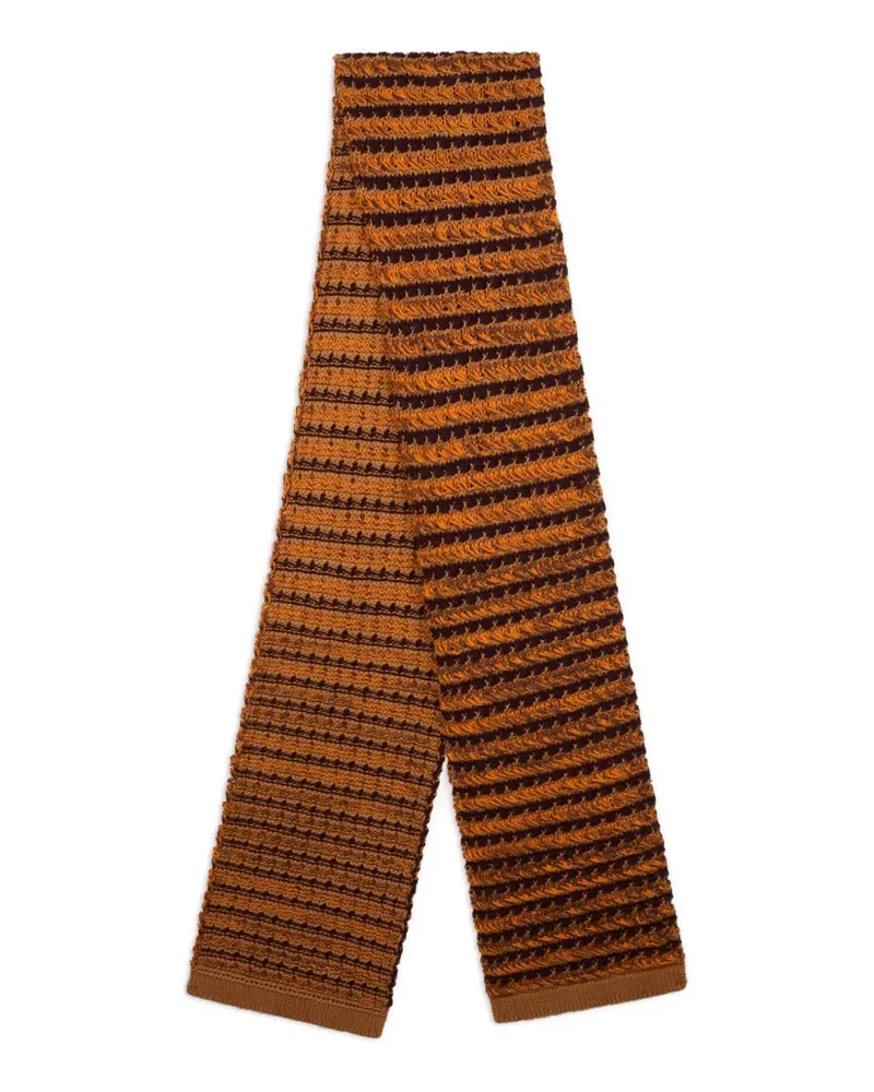 Etro Gestreifter Schal - Nude Nude