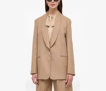 Sakko mit Schalkragen - Nude