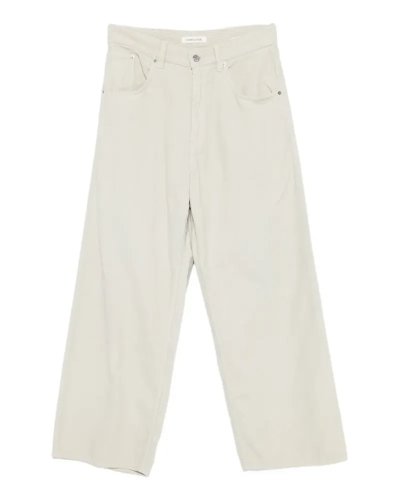 Sunflower corduroy wide-leg trousers - Nude Nude