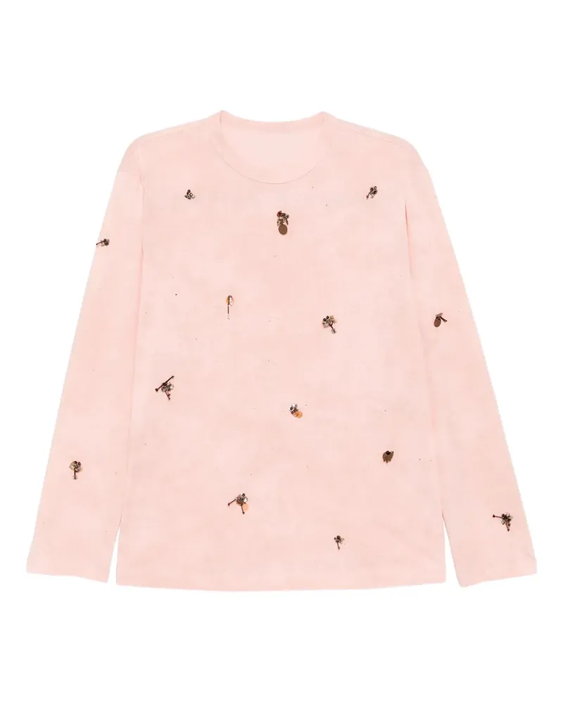 JNBY Klassisches Langarmshirt - Rosa Rosa