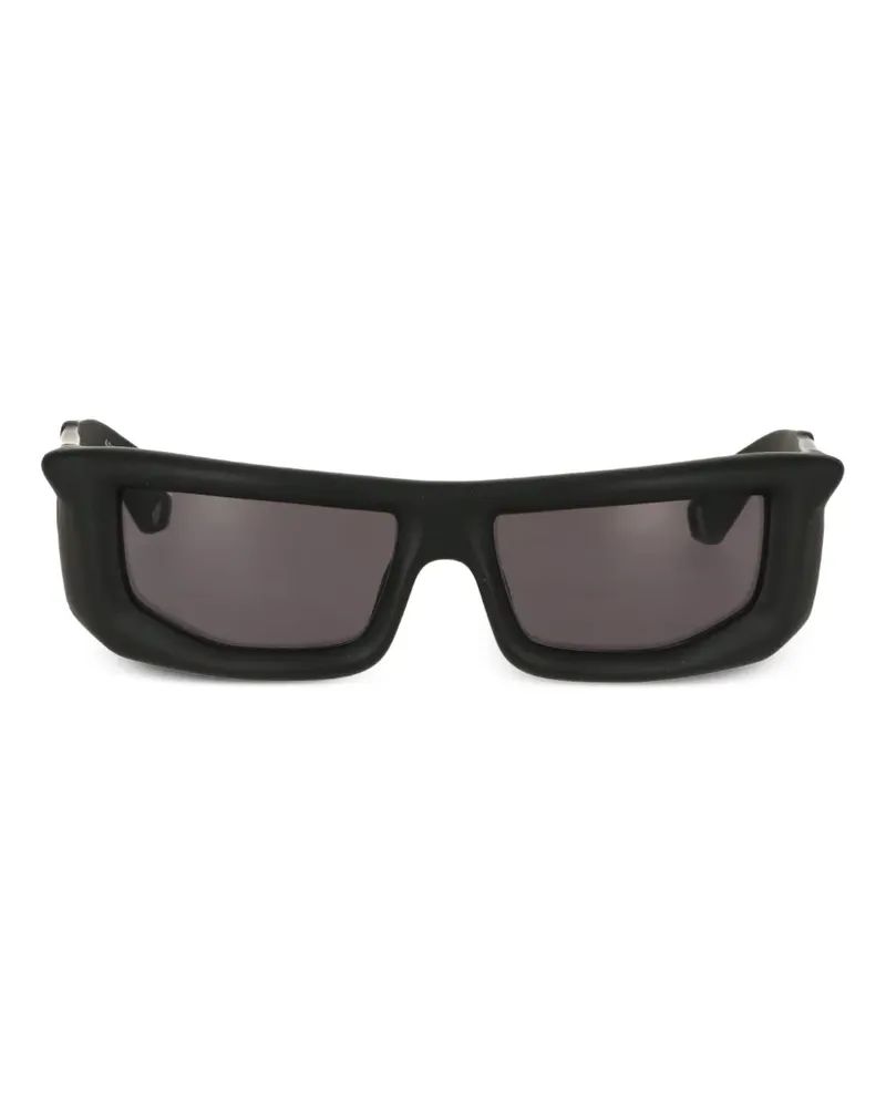 OFF-WHITE Sonnenbrille mit Shield-Gestell - Schwarz Schwarz