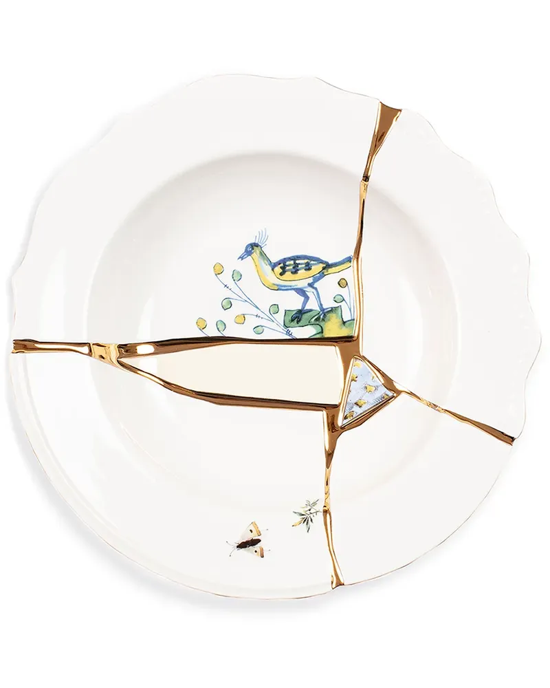 Seletti Kintsugi No. 1 Suppenschüssel - Weiß Weiß