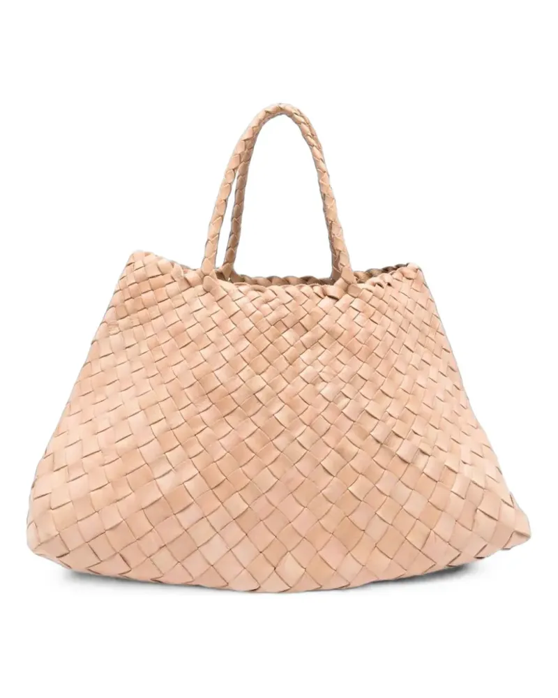 Dragon Diffusion Santa Croce Tote Bag aus Leder - Nude Nude