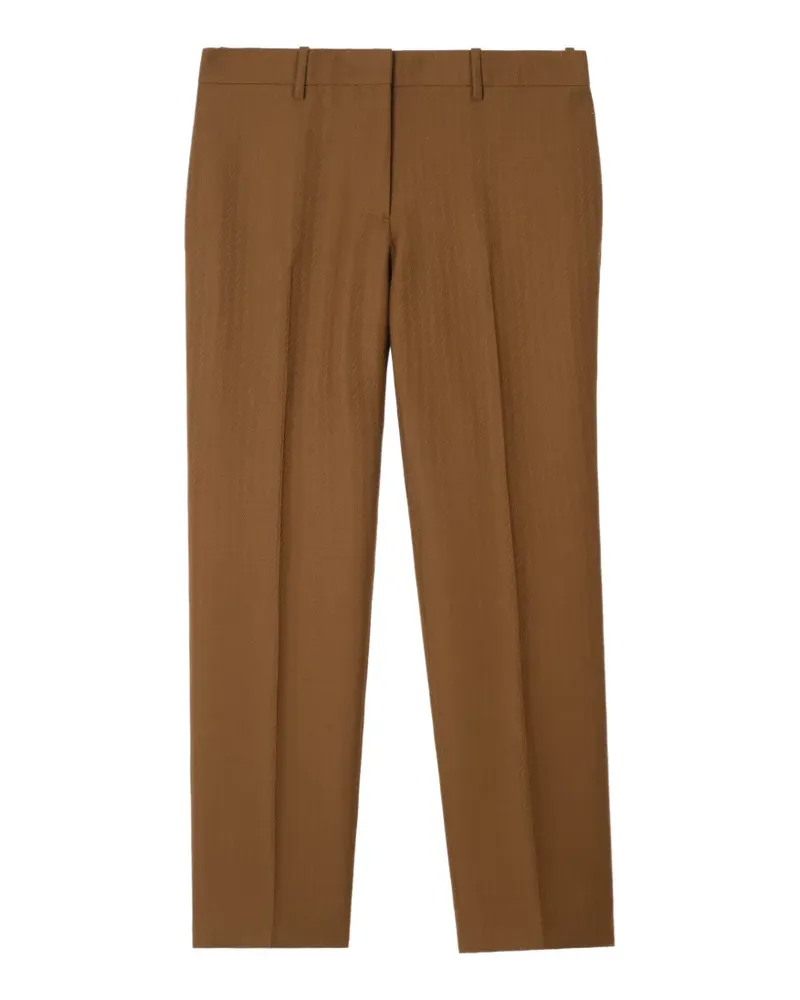 Burberry wool mohair tailored trousers - Braun Braun