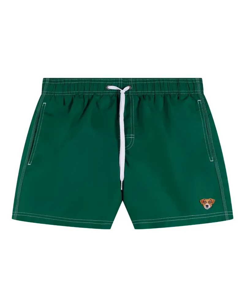 Sundek x Pelo Foundation gestreifte Badeshorts - Grün Grün