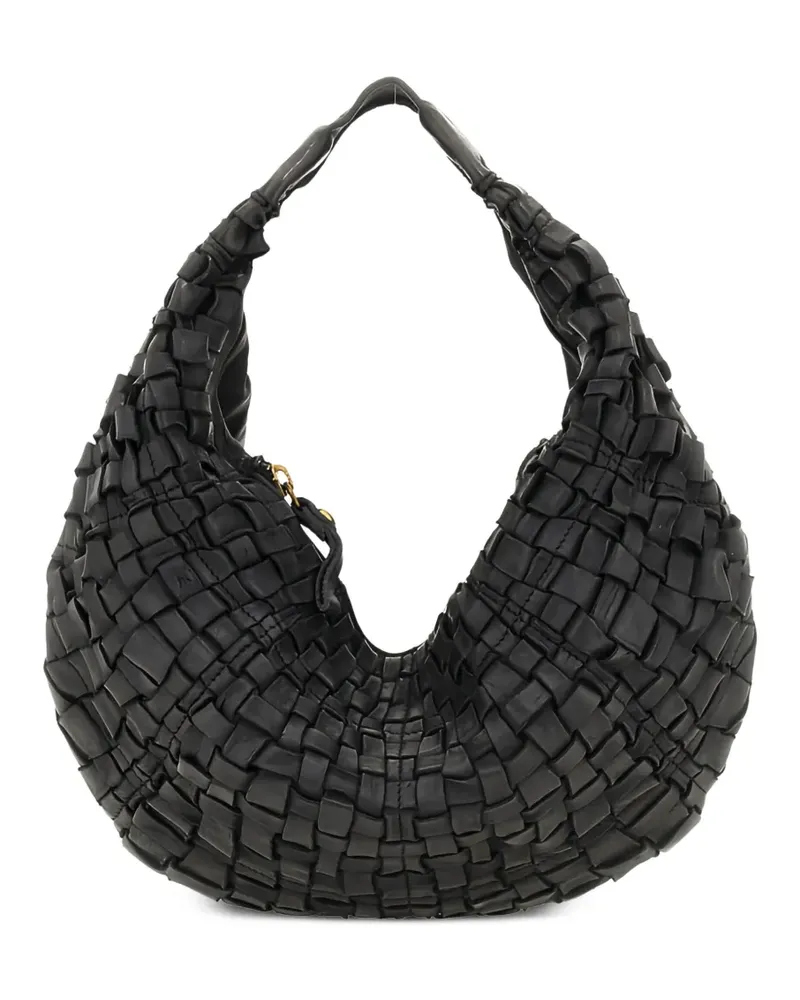 Campomaggi Edera Schultertasche - Schwarz Schwarz