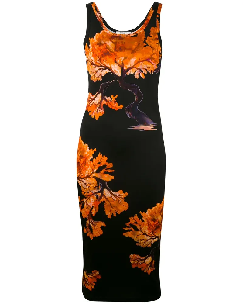 Givenchy Kleid mit Baum-Kleid - Schwarz Schwarz