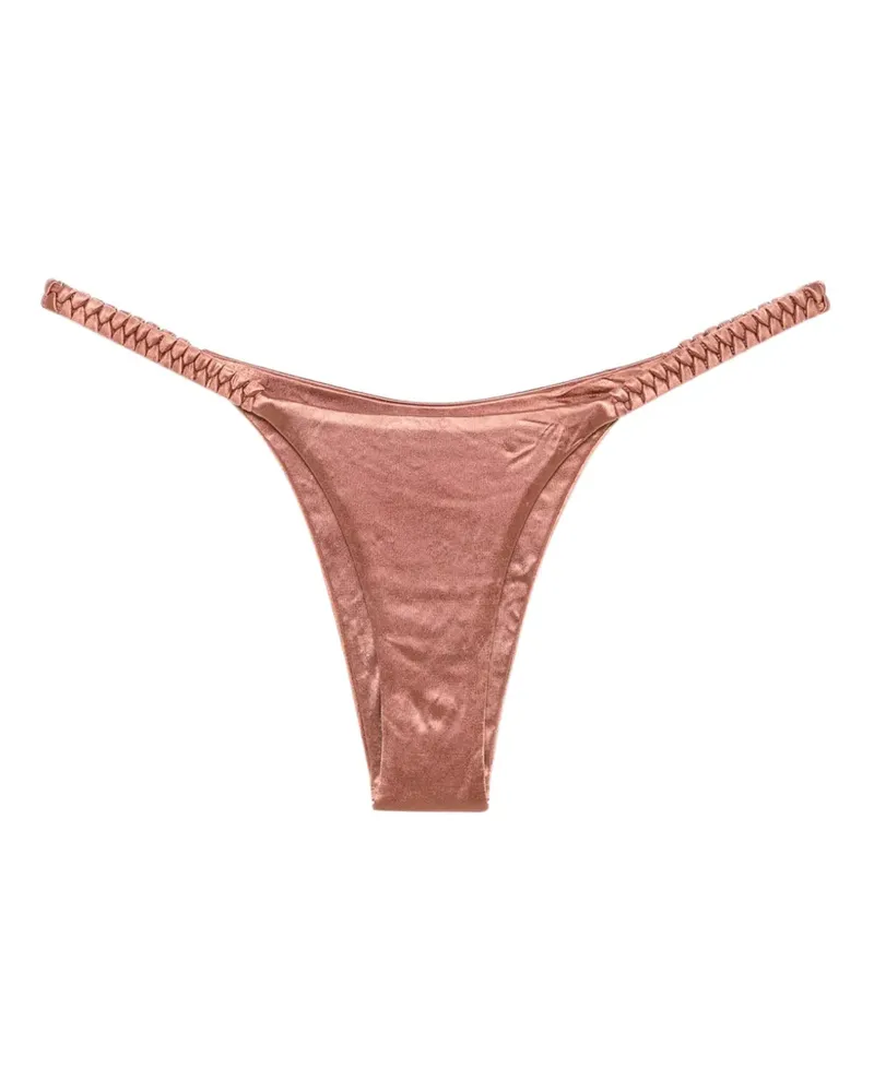 Isa Boulder High Weave bikini bottom - Rosa Rosa