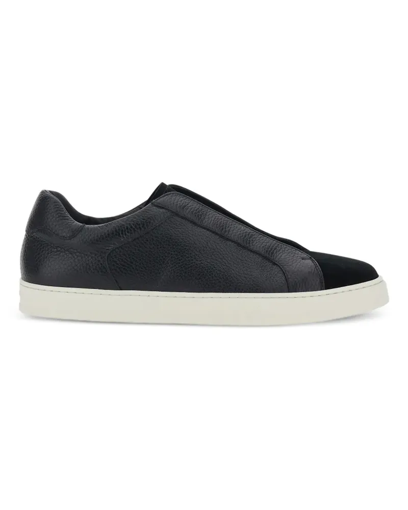 Doucal´s Spencer Slip-On-Sneakers - Schwarz Schwarz