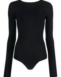 Maison Margiela Langärmeliger Body Schwarz