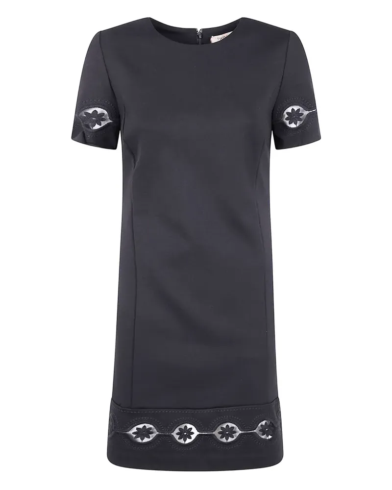 Twin-Set Kleid mit kurzen Ärmeln - Schwarz Schwarz