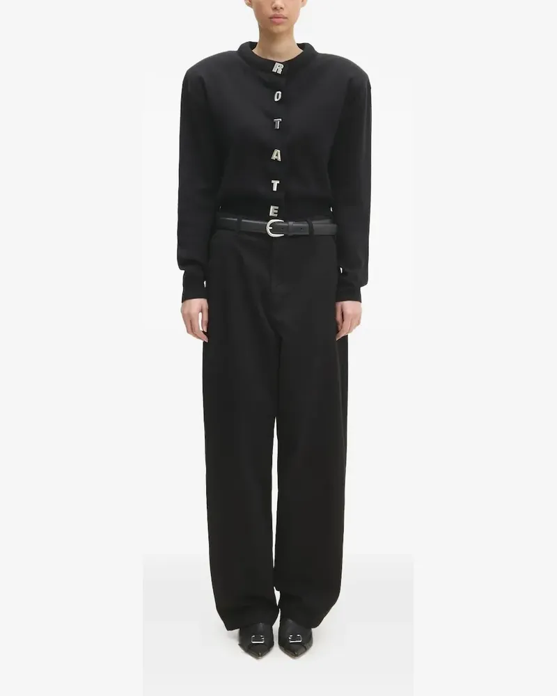 Carhartt WIP W' Brady Hose mit weitem Bein - Schwarz Schwarz