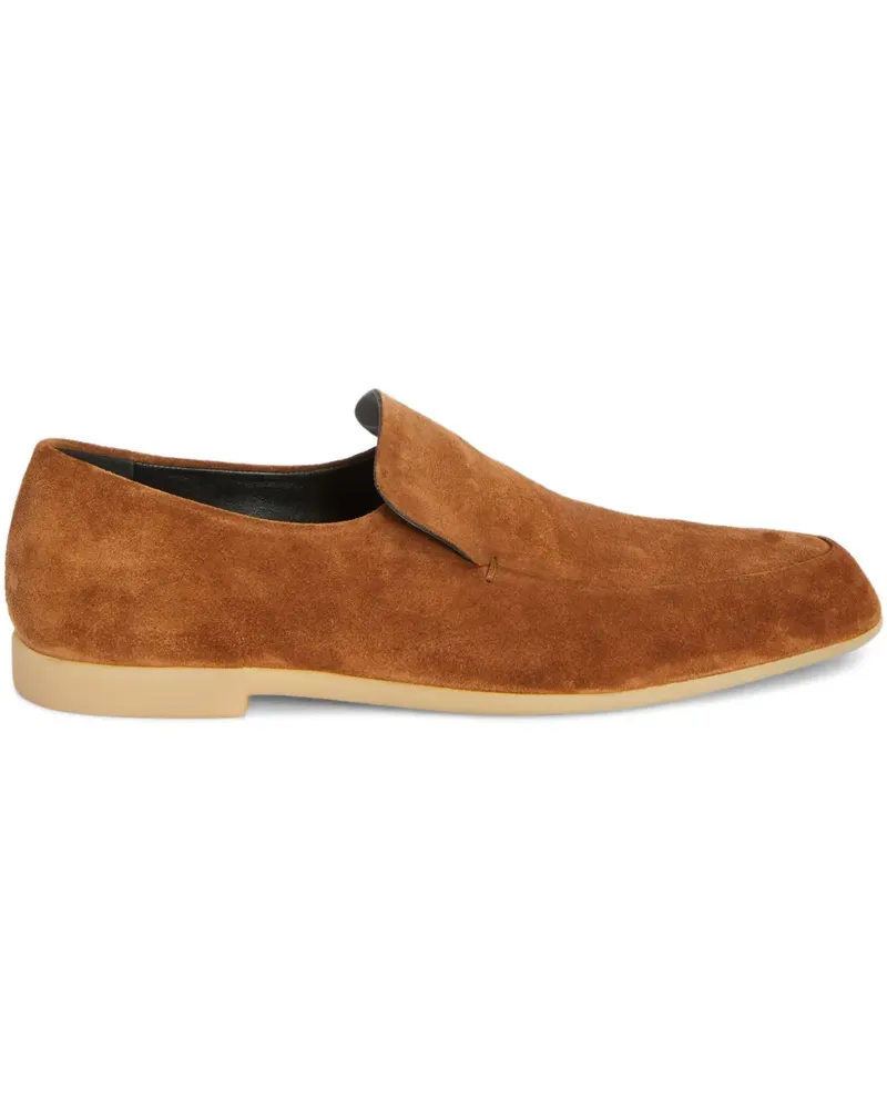 Jil Sander Loafer aus Wildleder - Braun Braun