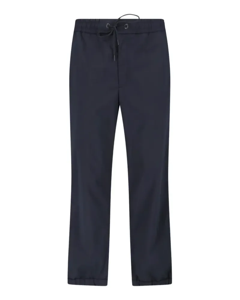 Moncler logo-patch track pants - Blau Blau