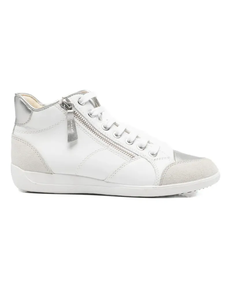 Geox zip high-top sneakers - Weiß Weiß
