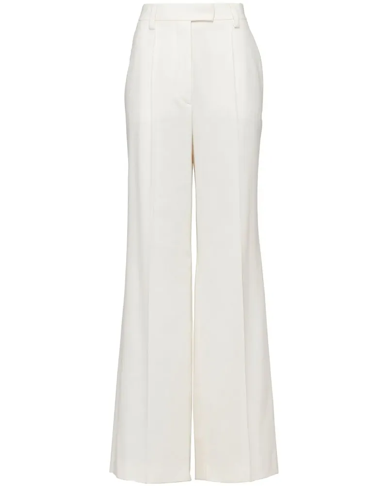 Prada Klassische Kaschmirhose - Weiß Weiß