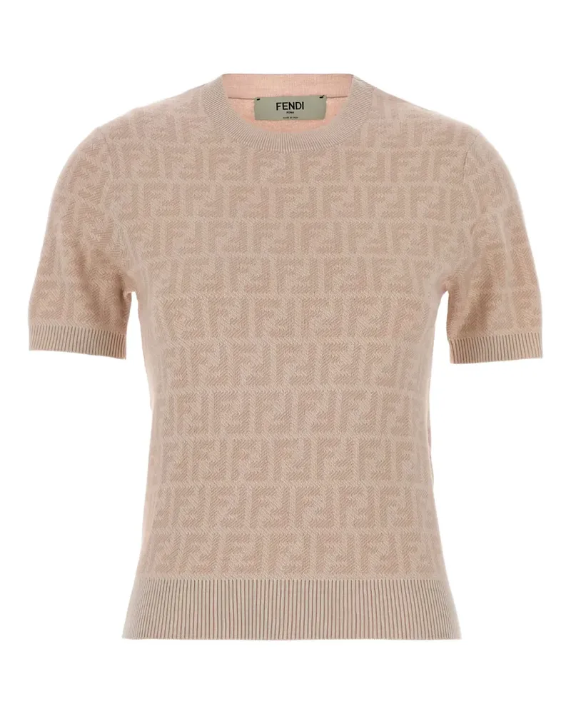 Fendi short-sleeve sweater - Nude Nude