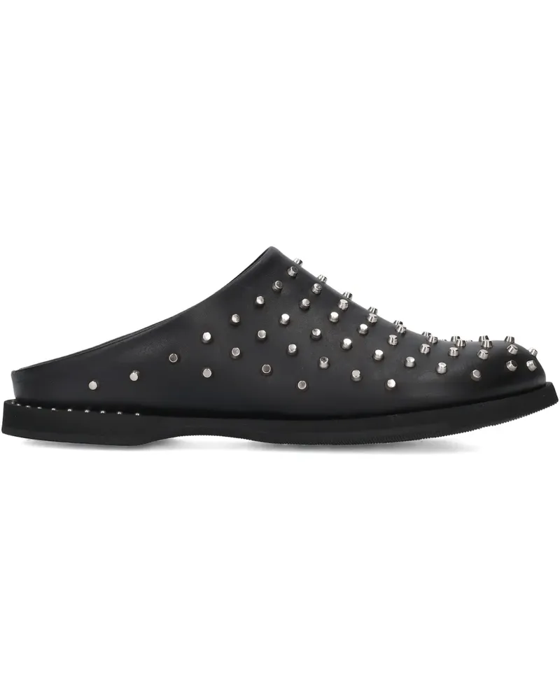 Premiata studded M7152 mules - Schwarz Schwarz