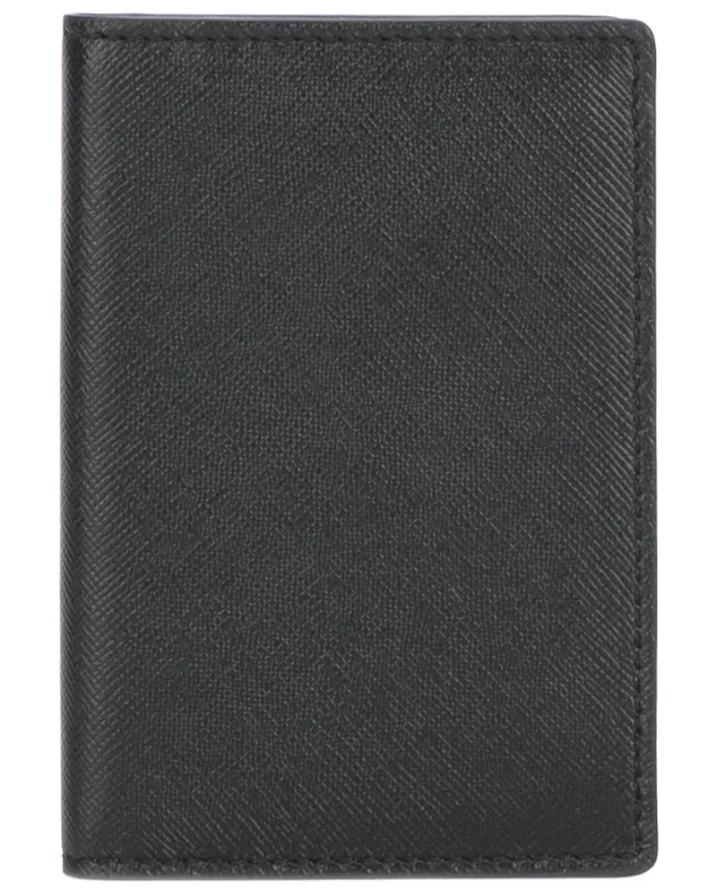Common Projects Kartenetui mit Logo - Schwarz Schwarz