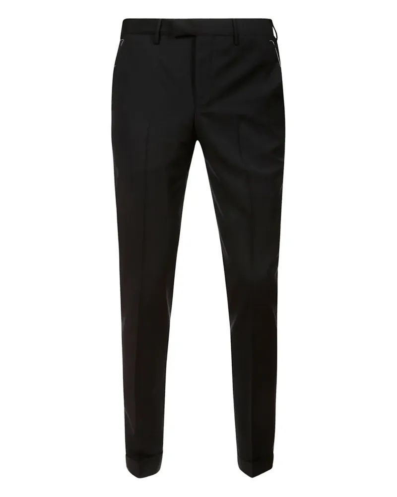PT TORINO flap-pocket wool trousers - Blau Blau