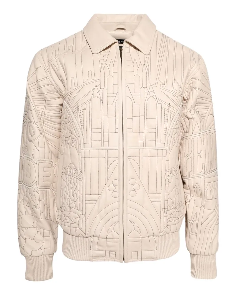 WHO DECIDES WAR Gesteppte Bomberjacke - Nude Nude