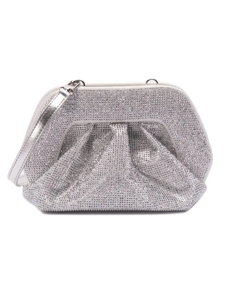 THEMOIRÈ Gea Clutch - Silber Silber