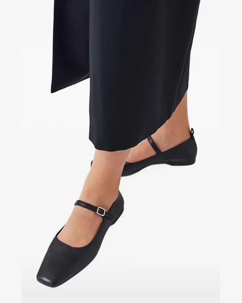 Vagabond Ballerinas mit eckiger Kappe - BLACK Black