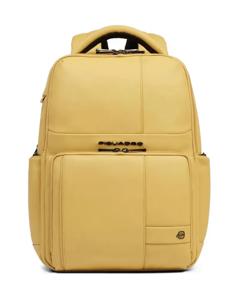 Piquadro expandable backpack - Gelb Gelb