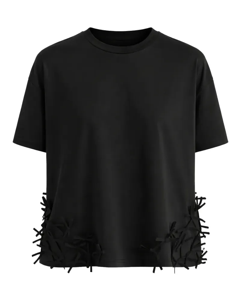 MEIMEIJ tassel T-shirt - Schwarz Schwarz