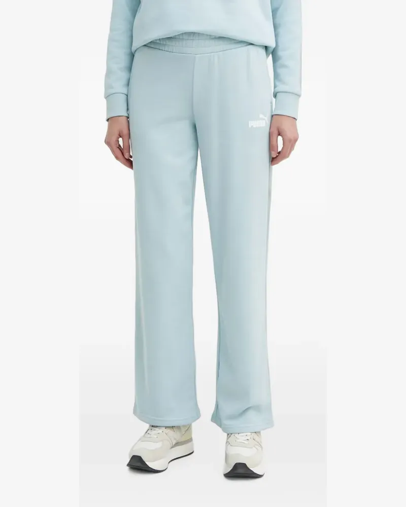 Puma logo-print track pants - Blau Blau